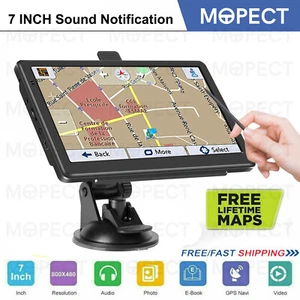 7 Zoll LKW AUTO PKW Navigationsgerät Navigation Navi 8G 2D 3D EU DE Karte MOPECT - Bild 1 von 13