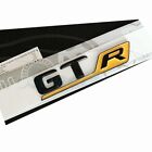 AMG GTR GT R Emblem Gloss Black Yellow 3D Trunk Rear Badge for Mercedes Benz