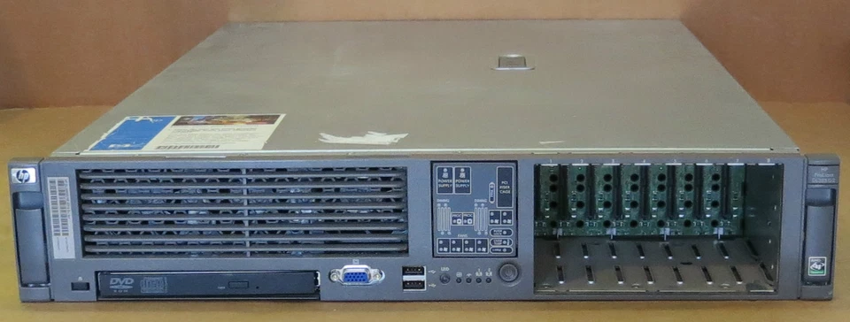 HP ProLiant DL385 G2 Empty Chassis DL385G2 HE 2216 EU Svr 408838-421 - Image 1 of 1