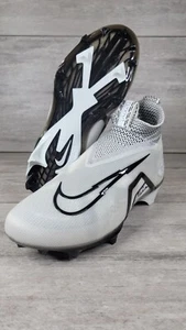 Nike Alpha Menace Elite 3 Football Cleats Men Size 9.5 CT6648-100 White Black - Picture 1 of 12