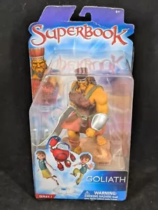 Superbook Serie 1 Goliath 4" Actionfigur Bibelabenteuer CBN 2014 Alter 6+ NEU - Bild 1 von 5