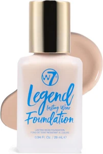 W7 Legend Lasting Wear Foundation, 28ml - Choose Your Shade - Picture 1 of 5