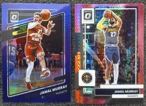Jamal Murray Nuggets Purple Prizm Lot X2 2022-23 Donruss Optic Pink Hyper NM-MT - Picture 1 of 5