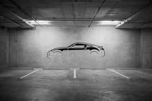 Silhoutte of a 370z Z34 Garage Wall Decals - Picture 1 of 1