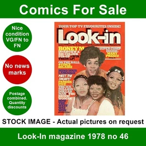 Look-In magazine 1978 no 46 VG/FN clean - 11 November 1978 - Boney M - Picture 1 of 2