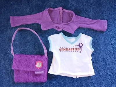 AMERICAN GIRL MCKENNA гимнастики верхний жакет фиолетовый сумка-планшет 3 сумочки свитер - Изображение 1 из 4