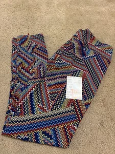 New Release LuLaRoe TC Tall & Curvy Leggings wunderschöner aztekischer geometrischer Druck - Bild 1 von 3