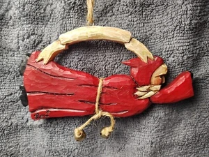 Vintage Lori Miller Weihnachten Alte Welt Santa Urlaub Ornament Dekor Glocke 5,25" - Bild 1 von 11