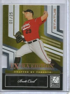 Brett Cecil 2007 Donruss Elite Extra Edition Status #01/25 - Picture 1 of 1