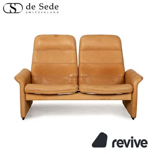 de Sede DS 50 Leder Zweisitzer Beige Sofa Couch - Bild 1 von 11