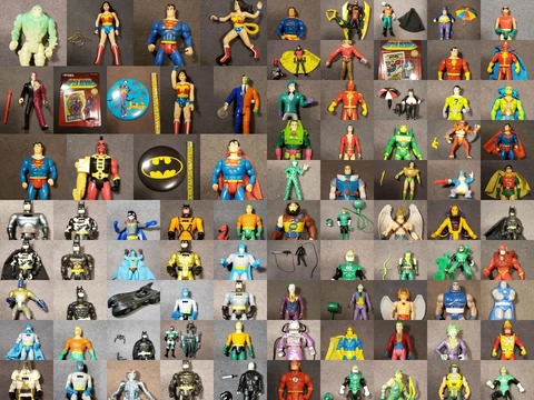 DC Figures 1973-1998 Your Choice 88 Different Toys Super Powers Kenner Toy Biz Cover