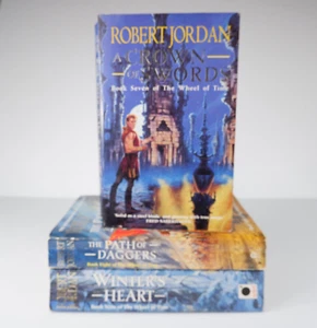 Wheel Of Time Books 7 8 9 by Robert Jordan Large Paperbacks - A Crown of Swords - Picture 1 of 20