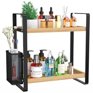 Bathroom Counter Organizer With Basket Bathroom Organizers And Storageskincare O - Picture 1 of 9