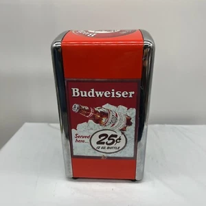 Budweiser King of Beer Serviettenhalter. - Bild 1 von 6