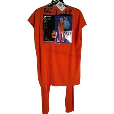 Adulto Mujer Naranja Condenado Criminal Prisionero Uniforme Halloween Disfraz Grande Foto 1 de 4