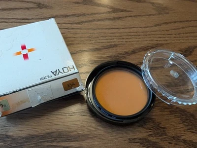 Hoya 55mm 85A Glass Lens Filter 55 mm 85-A 85 A Type A Daylight 85 E-55 E-55 - Image 1 of 4