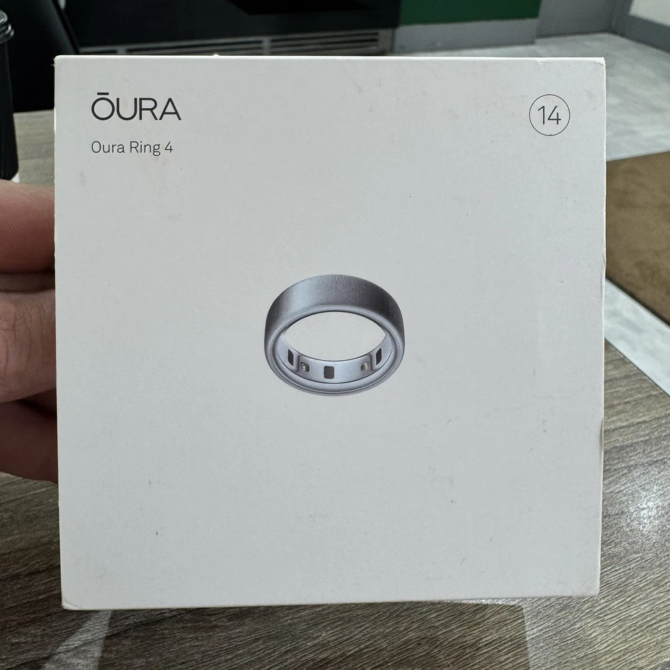 Oura Ring Gen 4 Size 14 Brushed Silver - Brand new  - Image 1 of 4