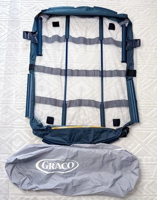 Graco Pack N Play Playpen Clip On Mesh Bassinet Insert & Poles CURVED - Image 1 of 4