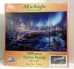 ALL IS BRIGHT 1000-TEILIGES SUNSOUT-PUZZLE VON JAMES MEGER NEU - Bild 1 von 1