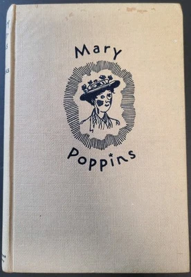 Vintage Mary Poppins Book by  P. L. Travers -  1934 - Harcourt, Brace & Company - Image 1 of 4
