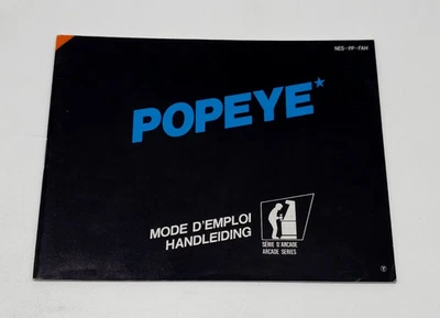 Popeye Nintendo Instruction Booklet Manual FAH - Image 1 of 4