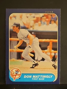 1986 Fleer #109 Don Matttingly Yankees  - Bild 1 von 2