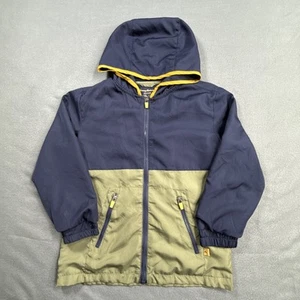 Tommy Bahama Active Jacket Boys Medium 7/8 Windbreaker Hooded Zip-Pockets Blue - Picture 1 of 10