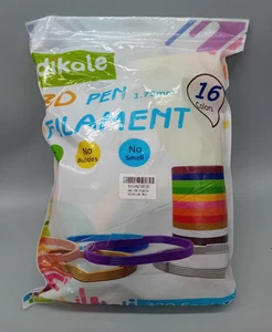 DIKALE 3D Pen 1.75mm filament 320 Feet PLA 6 colours for 3D pens BRAND NEW PACK - Picture 1 of 2