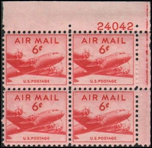 US #C39 MH plate block of 4 - Picture 1 of 1