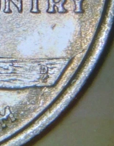 2007P Montana State Quarter Rim To Rim Pre Cud Die Break Mint Error Coin - Picture 1 of 3