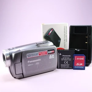 Panasonic SDR-S7 Handheld Digital Camcorder Silver Tested Full Working Set - Picture 1 of 11