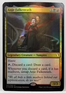 MTG Anje Falkenrath Oversized Foil Commander Card 037/302 2019 - Picture 1 of 2
