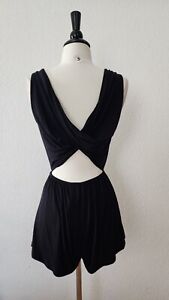 Urban Outfitters Romper New D Size Small XS Black Twist Back Lightweight Summer