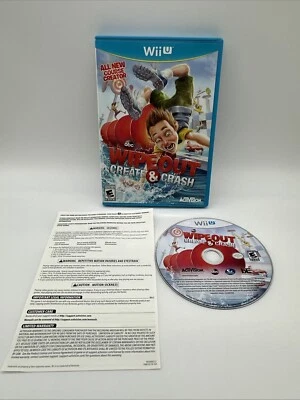 Wipeout: Create & Crash (Nintendo Wii U, 2013) Complete Tested Working  - Image 1 of 4