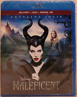 Maleficent (Blu-ray + DVD, 2014) Disney - Angelina Jolie, Elle Fanning - New!
