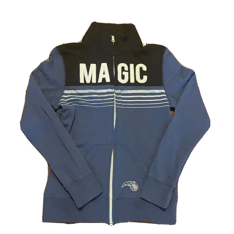 Orlando Magic NBA Women's Full-Zip Jacket Sz L 47 Brand Basketball Sweatshirt Cover