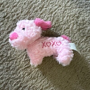 Fuzzy Friends Pink Puppy Dog "XOXO" Plush Valentine's Day 7" Dachshund Weiner - Picture 1 of 8