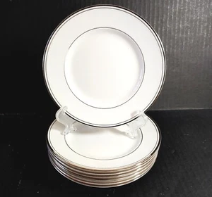 Juego de 7 platos de pan Waterford Fine China KILBARRY PLATINUM 6" -COMO NUEVO- - Imagen 1 de 5
