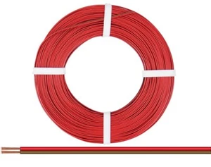Donau Elektronik 250-08 Zwillingslitze 0,50 / 25m rot-braun - Bild 1 von 1