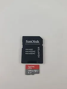 SanDisk Ultra Plus 256GB MicroSDXC UHS-I Card with Adapter - Picture 1 of 5