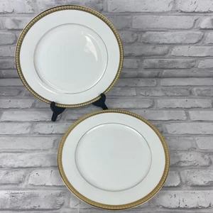 Gorham Lady Anne Signature Gold Dinner Plate 10.75" Retired Set of 2 - Picture 1 of 4