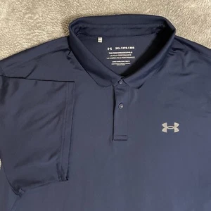 Under Armour The Performance Poloshirt Herren 3XL XXXL Navy Blau Loose Heatgear - Bild 1 von 8