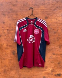 DENMARK NATIONAL TEAM 2010/2011 TRAINING FOOTBALL SHIRT JERSEY ADIDAS M - Picture 1 of 11