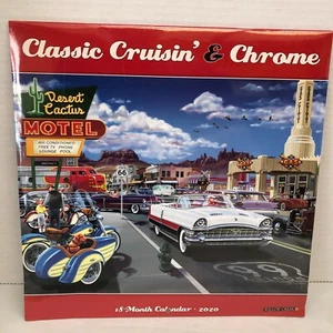 Calendario de pared Willow Creek Classic Cruisin' 2020 nuevo en paquete 18 meses 12 x 12 - Imagen 1 de 6