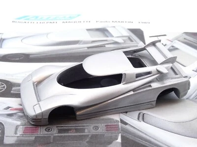 ALEZAN MODELS . KIT PEINT 1/43 . BUGATTI 110 PM1 . MAQUETTE GRISE . 1989 . - Photo 1/4