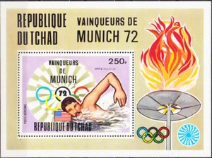 W CHAD C153 MUNICH OLYMPIC SWIMMING - Picture 1 of 1
