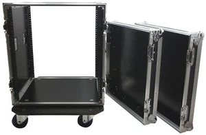 Harmony Cases HC12UADC Flight DJ Amp 12U Veritcal Rack Amplifier DJ Case Wheels - Picture 1 of 10