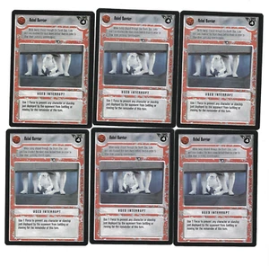 1995 Decipher inc. Star Wars Trading Card Lot of 6 - Picture 1 of 2