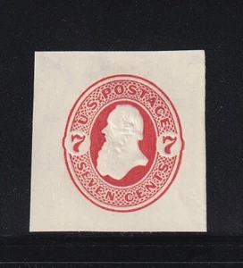 U88 VF-XF unused cut square with nice color scv $ 55 ! see pic ! - Picture 1 of 1