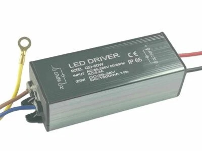 2x LED Driver Supply 50W Power 110V~240V Waterproof Led TO Transformer - Image 1 of 2